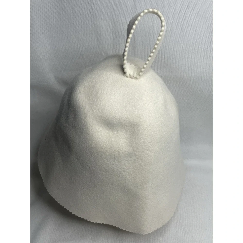 SAUNOM Ultra Soft Murano Wool Sauna Hat Unisex Itch-Free Breathable Relaxed Cap